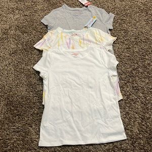 (51) Cat and Jack 3 Short Sleeve Shirts